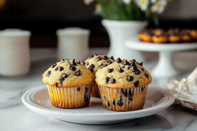 Schnelle Muffins mit Schokoladenstückchen