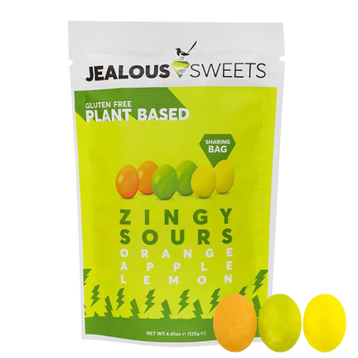 Veganes Fruchtgummi mit Orange, Apfel und Zitrone von Jealous Sweets