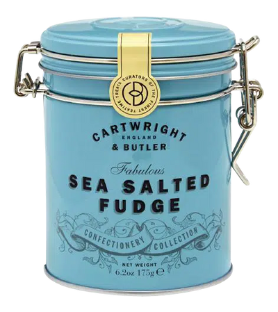Karamell mit Butter und Meersalz von Cartwright & Butler in hochwertiger Dose
