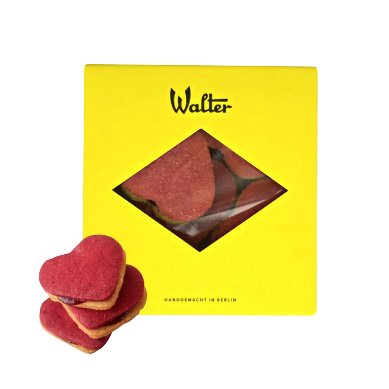 Rote Herzen Teegebäck Kekse von Walter