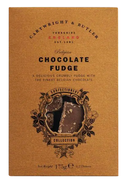 Weichkaramell mit Butter Schokolade von Cartwright und Butler in Verpackung