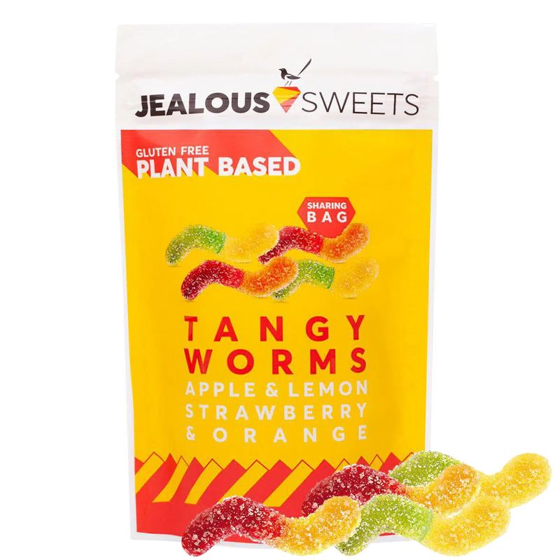 Vegane Fruchtgummi Würmer von Jealous Sweets